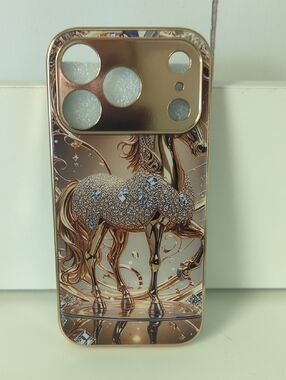 iPhone 17 Pro Back Case Horse Pattern